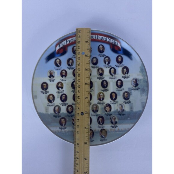 PRESIDENTS OF THE USA COLLECTOR'S PLATE - WASHINGTON THROUGH OBAMA 8" - Picture 5 of 8